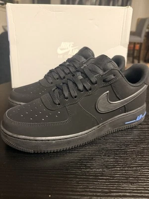 Preços baixos em Nike Air Force 1 Low Black University Blue | eBay