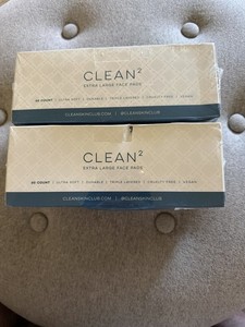 Clean Skin Club, Extra Large Face Pads, New, Sealed