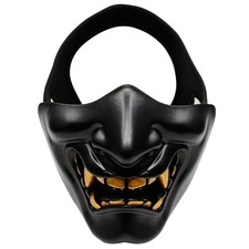 Skeleton Scary Ghost Skull Half Face Mask Tactical Motorcycle Biker Protection