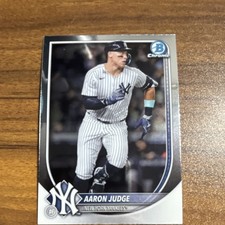 Topps 2025 Bowman Chrome Aaron Judge New York Yankees Base #99
