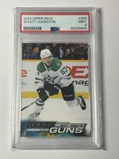 2022-23 Upper Deck Wyatt Johnston Young Guns #459 PSA 9 RC Stars