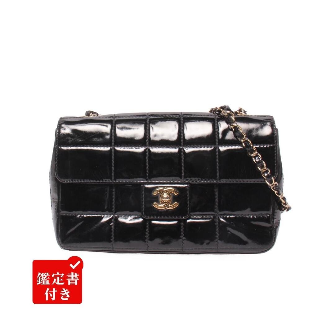 Chanel Chain shoulder bag single flap gold hardware chocolate bar ladies' 49b32