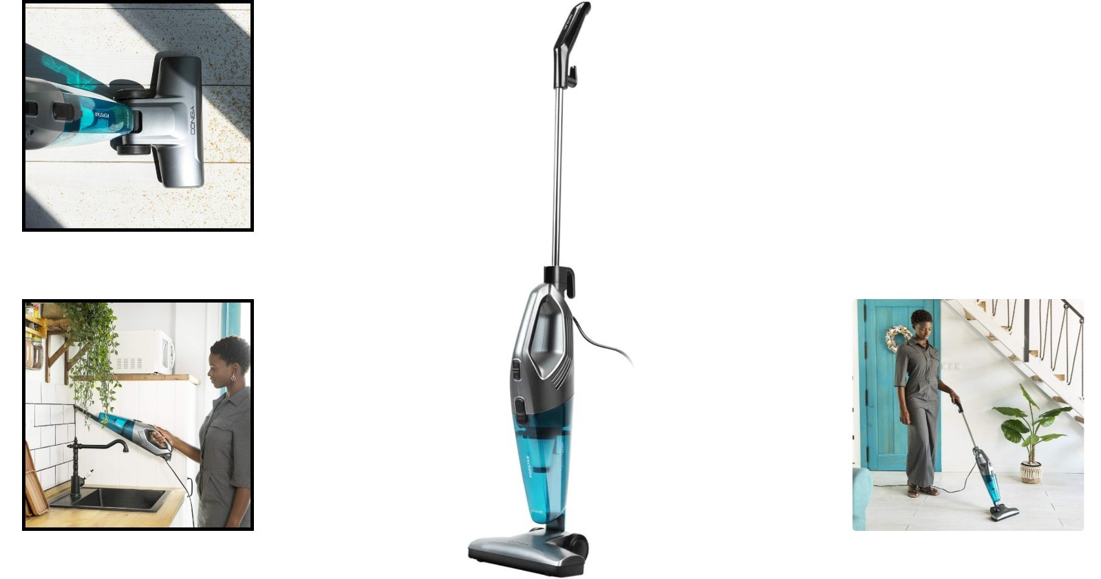 Aspirateur balai compact Conga Popstar 1500 à haute aspiration cyclonique