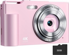 Kids Camera with 32GB Card - Fun 48MP Digital Camera for High-Quality Photos