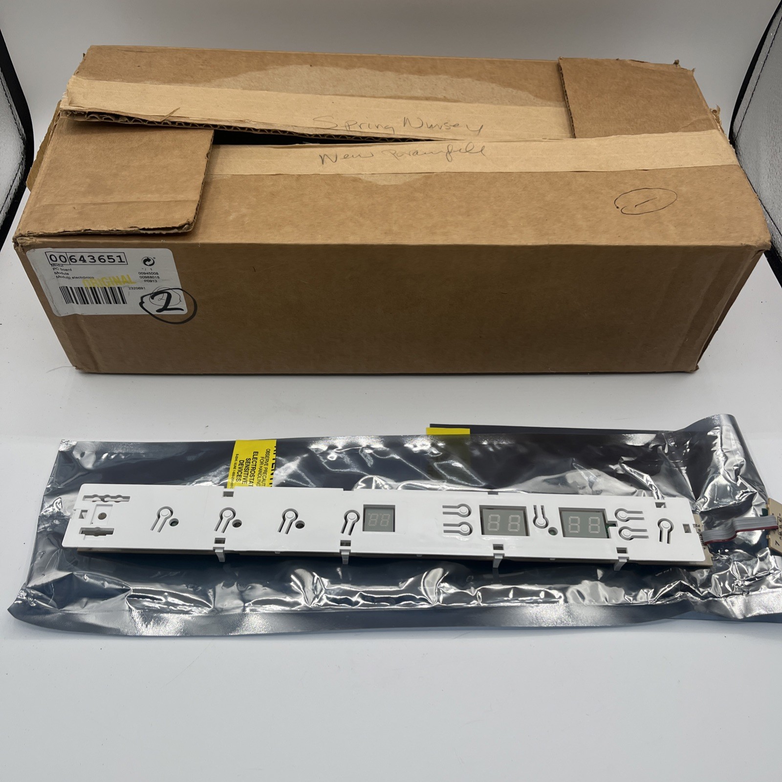 Bosch OEM Refrigerator Control Board 00643651 Replacement Part-image