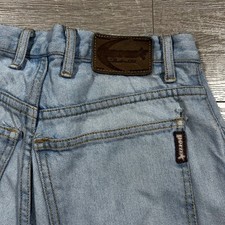 Porn Star Distressed Light Wash Denim Jeans Women's Made in USA