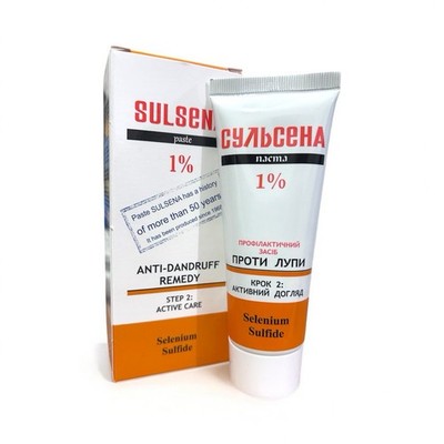 Sulsena Anti-Dandruff Paste 1%, Selenium Sulfide , 75 ml