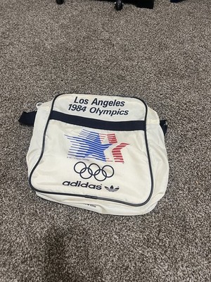 Olympic 1984 Los Angeles Sports Bag by Adidas Vintage 13” X 12” X