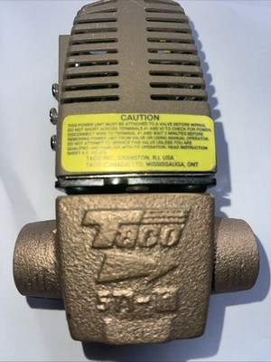 Taco 571 CENTRAL BOILER 2-WAY SENTRY ZONE VALVE,3/4'' SWEAT