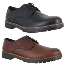 Image of Mens Thomas Crick Risley Casual Derby Smart Leather Lace Up Shoes Sizes 7 to 12