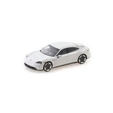 MINICHAMPS Porsche Taycan Turbo S 2019 White Metallic 1/43 Model