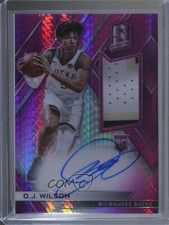 2017-18 Panini Spectra Rookie Jersey Neon Pink Prizm /25 DJ Wilson #127 Auto 0q0