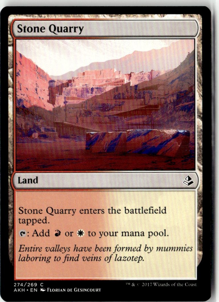 Stone Quarry NM Amonkhet Magic 274