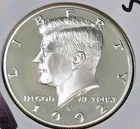 1992-S Silver Proof Kennedy Half Dollar 90% Silver Uncirculated US Coin 50c JFK