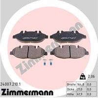 Zimmermann BremsbeläGe Vorne FüR Mercedes-Benz Vito Bus Vito/Mixto Kasten