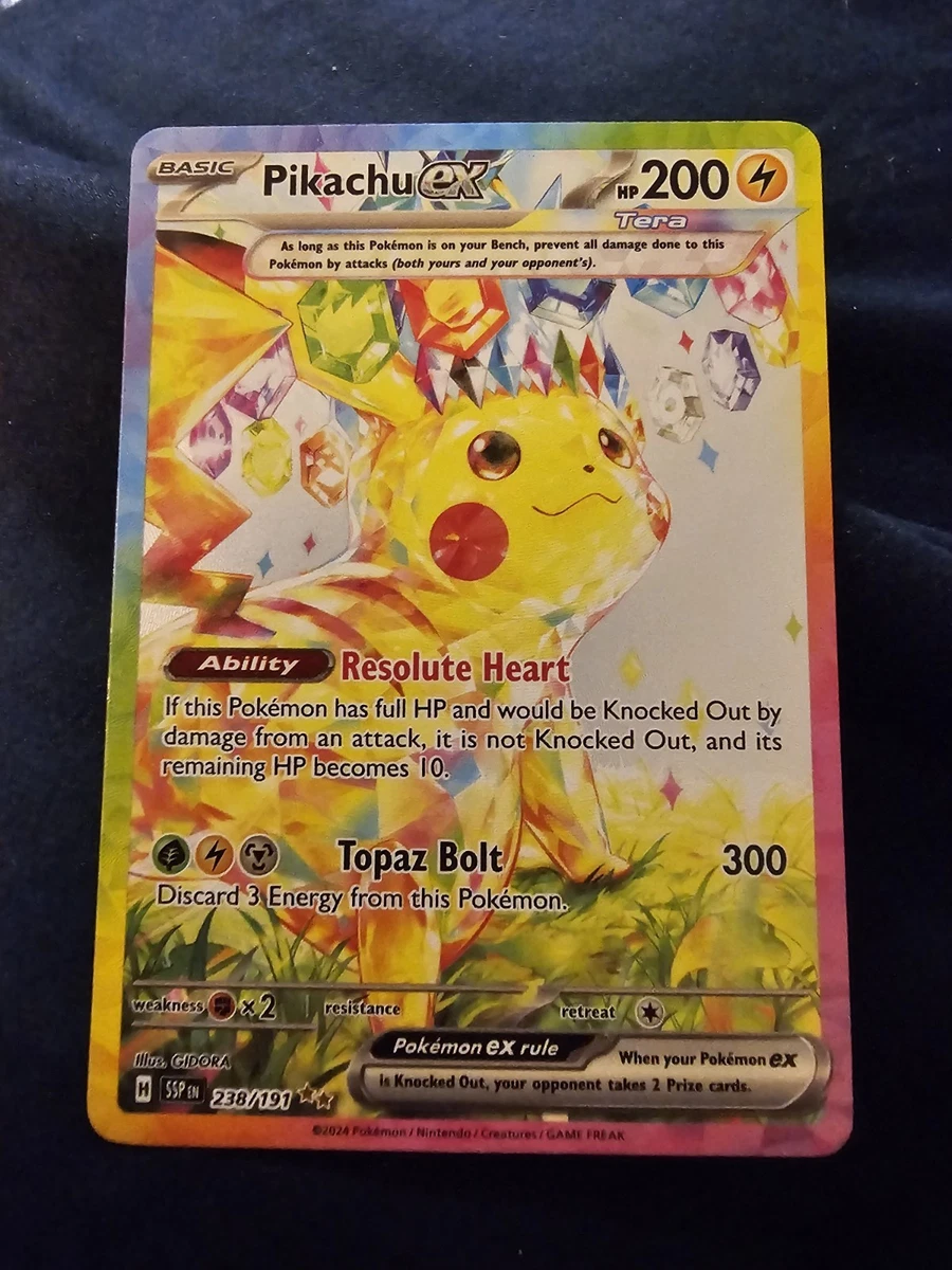 Pikachu Ex Pokémon TCG Cards for sale | eBay