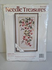 Vintage New JCA Inc Needle Treasures Garden Gems 00656 Floral Stitchery USA Made