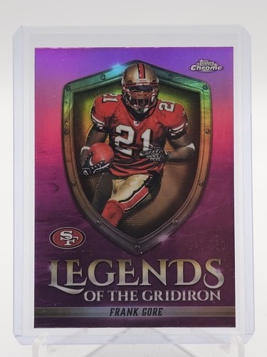 2025 Topps Chrome Frank Gore Pink Refractor (RAW)