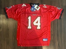 Vintage Reebok Brad Johnson TAMPA BAY BUCCANEERS Bucs NFL Team JERSEY 2XL NWT