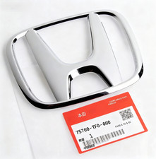 For Honda Civic 2016-2020 Front Grille Emblem 4DR 2DR H Badge Chrome Grill Si ⭕