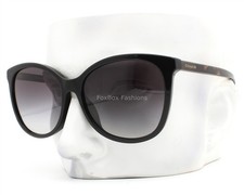 Coach Sunglasses HC 8271U 50028G Polished Black Brown Tortoise with Case