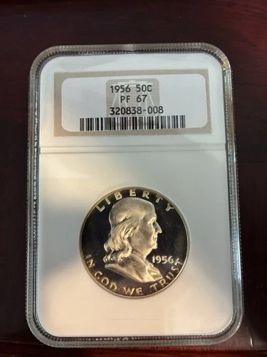 1956 Franklin Half Silver NGC PF67 PROOF T2 (NGC $90)