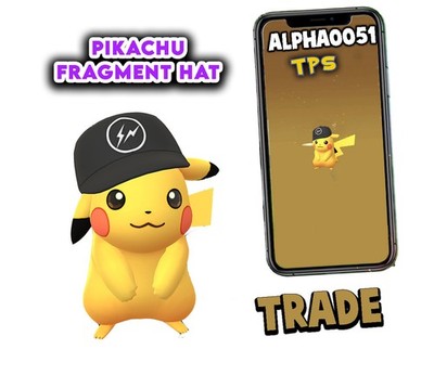 Cappello Con Torta Pikachu Cromato Per Pokémon GO – Raro, 20k Dust, Leggi Descrizione