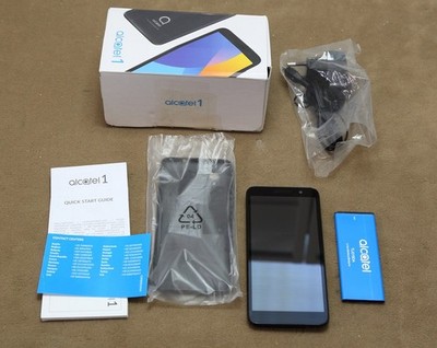 Alcatel 5033D 1 2021, Smartphone 5'' (12,7cm), LTE, Android 8.1Go schwarz