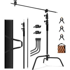 Heavy Duty C Stand C-Stand 10.8ft/330cm 100 Stainless Steel Photography C St...