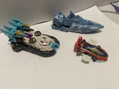 3 Transformers Hasbro Takara Mixed Lot Mini Bots Combiner Wars Hovercraft Boat