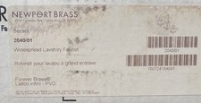 Newport Brass 2040/01 Secant Widespread Bathroom Faucet - Forever Brass