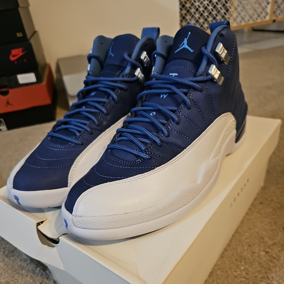 Size 9.5 - Jordan 12 Retro Indigo 2020 194494180543| eBay