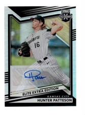 HUNTER PATTESON 2022 PANINI ELITE EXTRA EDITION AUTO CARD #145