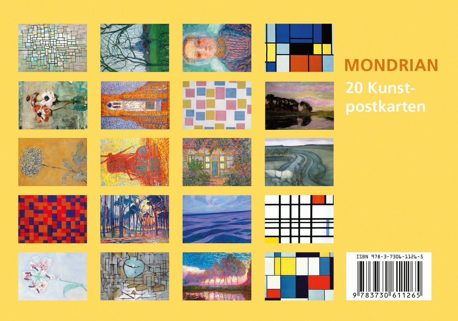 Thumbnail - Postkarten-set Piet Mondrian | Piet Mondrian | Stück | Anaconda