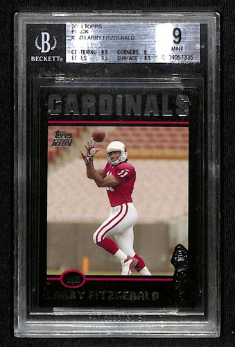 Larry Fitzgerald [Black] #360 2004 Topps card
