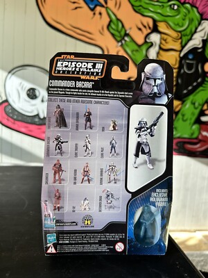 Action Figure Star Wars Saga Collection – Commander Bacara – Con Arma E Ologramma Esclusivo – Da Collezione