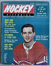Hockey Pictorial Magazine March 1967 Bobby Rousseau Red Kelly Stan Mikita
