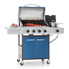 42,000 BTU BBQ Grill Stainless Steel Propane Gas Barbecue Grills with 4 Burner