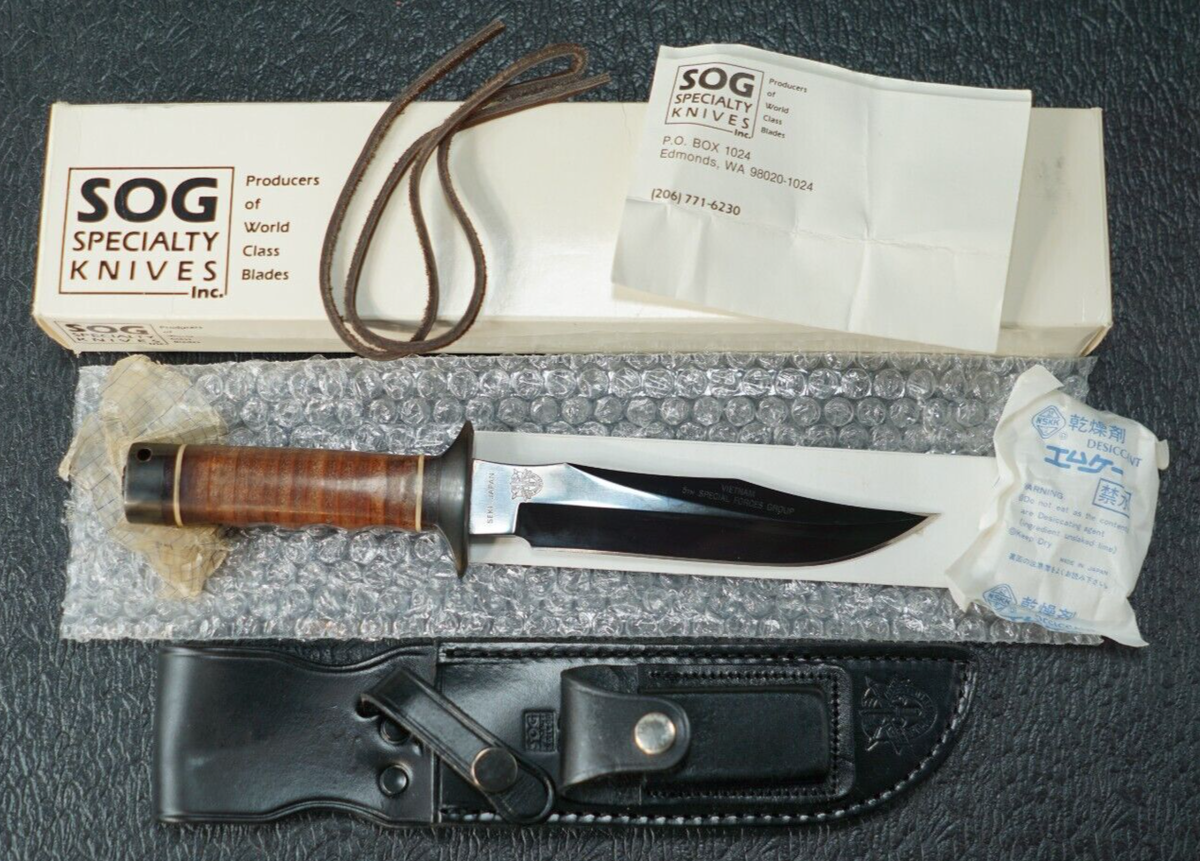 SOG Specialty Bowie Knife Vietnam 5th Special Forces Group SOG Specialty Bowie Knife Vietnam 5th Special Forces Group
