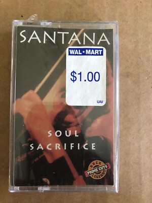 Vintage SANTANA Soul Sacrifice Cassette Tape UNOPENED / SEALED