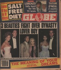 Globe - October 15, 1985 - Dynasty - Lorenzo Lamas - Tatum O'Neal - Joan Powell