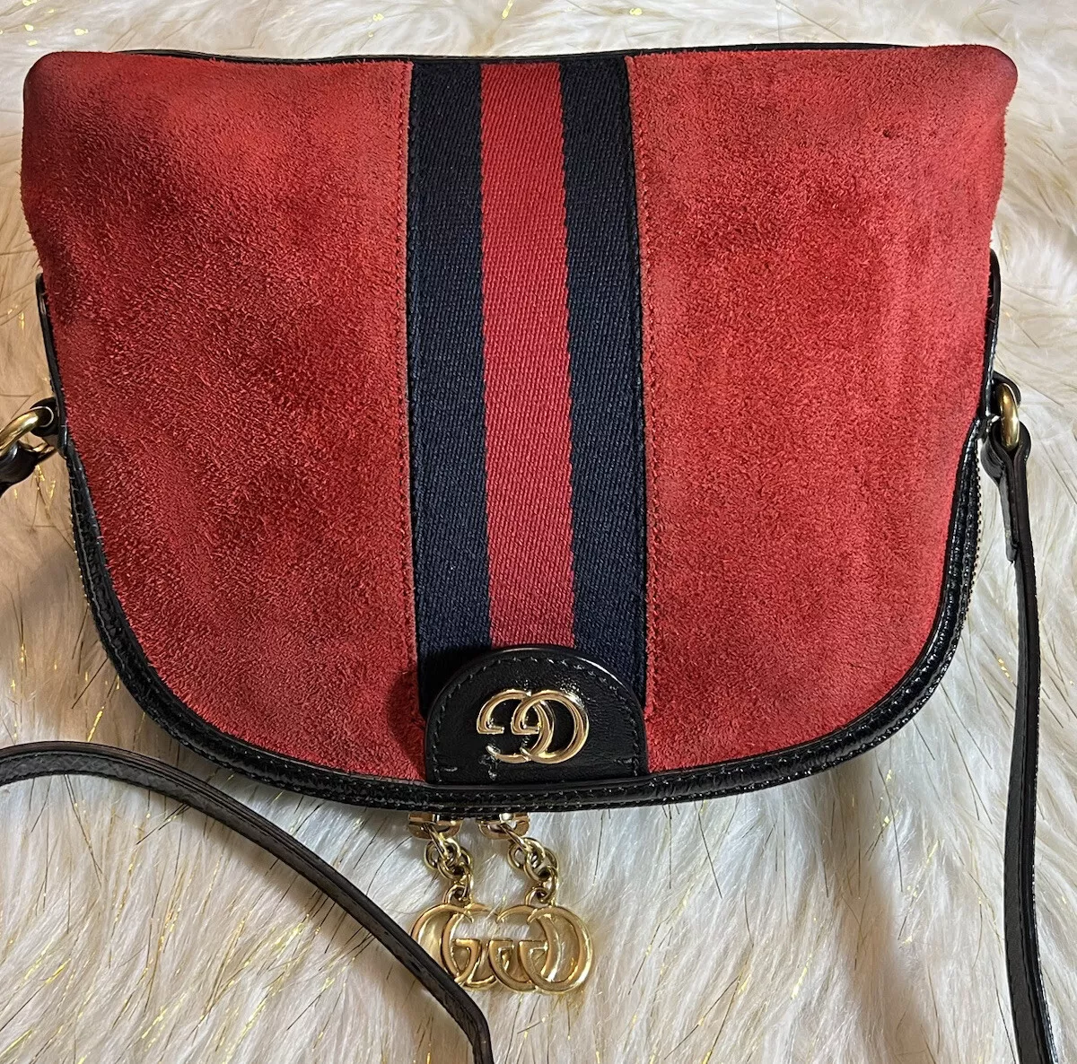 tas sling-bag Gucci Horsebit Mini Bag Monogram Canvas 2022 Sling Bag |  Tinkerlust