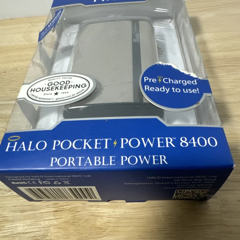 Halo - Pocket Power 8400 - Cargador de alimentación universal. Alimentación portátil. Foto 2 de 4