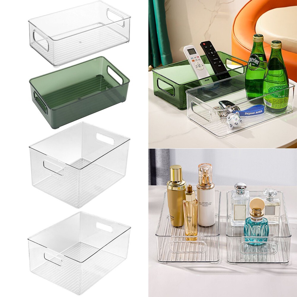 AU Stock Storage Box Stackable Large Deep Plastic Acrylic Cosmetic Home Use