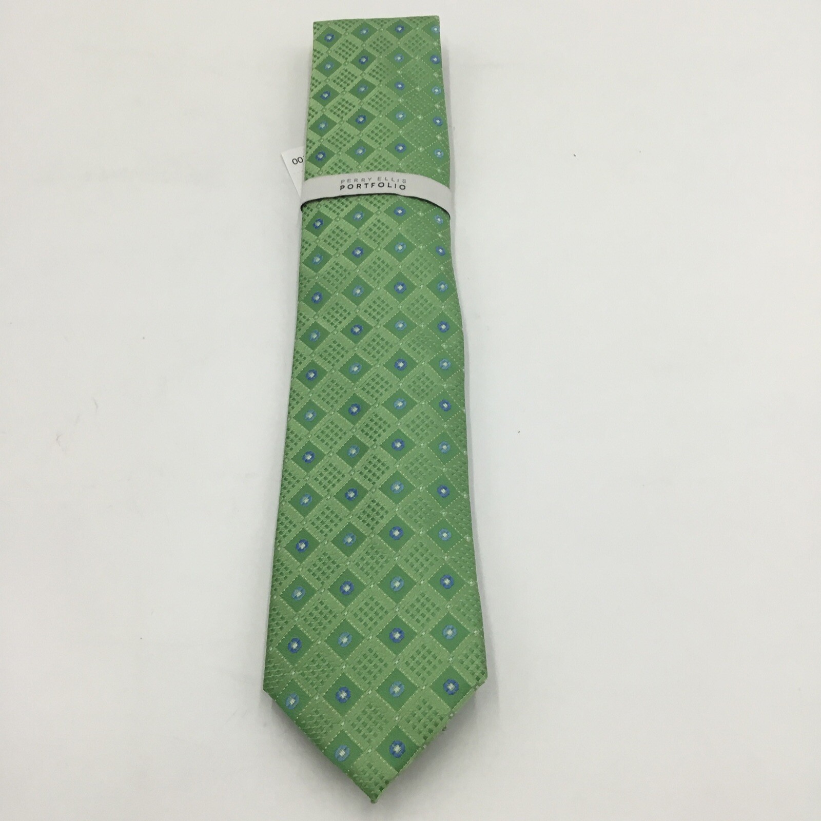 Мужской галстук Perry Ellis Laytone аккуратного зеленого цвета- OS 3490₽