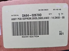 OEM Samsung Main Control board assembly  DA94-02679D