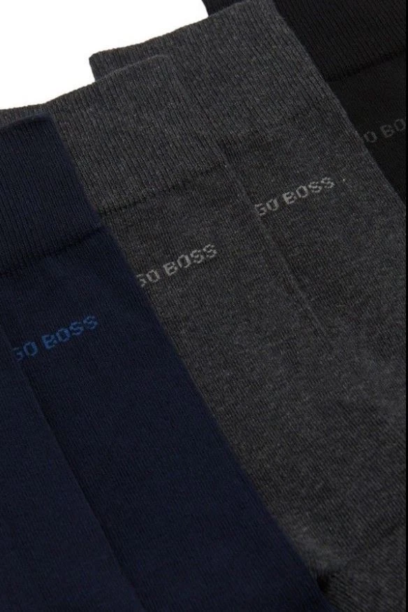 6 Pairs HUGO BOSS MEN SOCKS Size 7-9 - Image 2 of 4