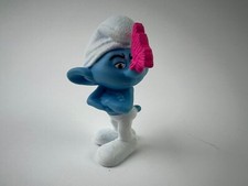 Peyo Grouchy Smurf McDonald's Happy Meal Toy Figure Butterfly Nose 2011