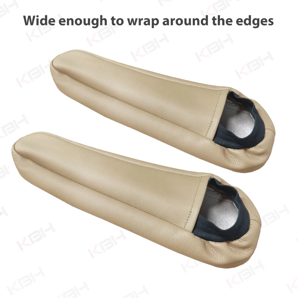 Ajuste 2001 2002 2003-2006 Honda CR-V CRV asiento delantero reposabrazos vinilo cubierta antideslizante bronceado Foto 3 de 4