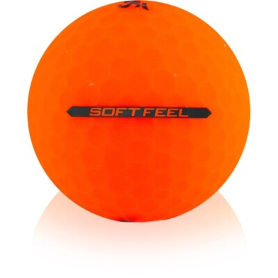 Srixon Soft Feel Matte Orange Near Mint AAAA Used Golf Balls - 24 Pack